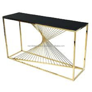 2022 bán buôn hiện đại phương Đông phong cách kim loại bàn giao diện điều khiển Bảng nối dài cho phòng khách hoặc đồ nội thất khách sạn - Product Image 3