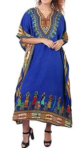 Caftan en polyester pour femmes Caftan Long Beach Wear Maxi Gown Loose Viscose Nightwear Dress pour adultes - Product Image 4