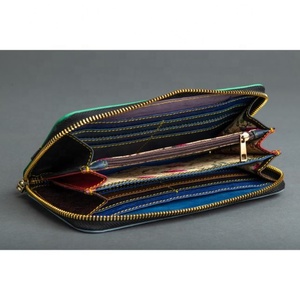 LW Classic Women's Litchi Genuine Leather Wallet Candy Colors Vintage Bohemian <b>Long</b> Clutch Phone Purse with Money <b>Bag</b> for Summer - Product Image 4