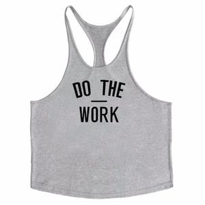 Gyms Clothing Singlet Y Back Wortout Tank Tops Men Fitness <b>Stringer</b> <b>Vest</b> Cotton Bodybuilding Sleeveless Shirts Made in Pakistan - Product Image 3