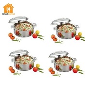 Vente en gros d'usine Articles de cuisine Vaisselle Grande casserole isotherme en acier inoxydable Réchaud alimentaire pour chapati roti