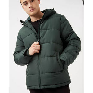 แจ็กเก็ตพองกันลมสำหรับผู้ชายแจ็คเก็ตผ้าฝ้ายไนลอนกันลม100% - Product Image 5