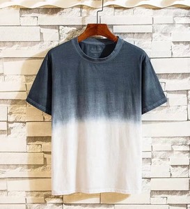 เสื้อยืดคอกลมแขนสั้นสำหรับผู้ชาย,เสื้อยืดลำลองผู้ชายพิมพ์ลายโลโก้แบบเฉพาะ - Product Image 4