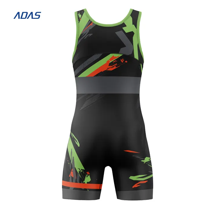 Thăng Hoa Bán Buôn Đấu Vật Singlet Allover In Kỹ Thuật Số Trọng Lượng Nhẹ Polyester Tùy Chỉnh Thiết Kế