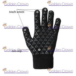 Men <b>Women</b> Knitted Gloves Touch Screen Gloves Winter Warm <b>Mittens</b> Outdoor Skiing - Product Image 2