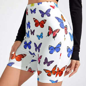 Women Printed Bike Shorts Base Layer Compression Workout Leggings Yoga Shorts <b>Pants</b> Fitness Quick Dry Spandex Compression Short - Product Image 3