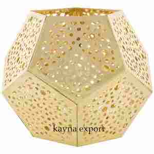 Soporte votivo de Metal de último diseño hermoso Color dorado nuevo diseño votivo de Metal para iluminación de velas Uso de decoración de boda - Product Image 1