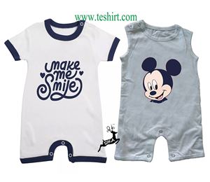 Pelele de algodón orgánico personalizado para recién nacido, ropa infantil, pelele estampado, ropa para bebé recién nacido, waffle, compras en línea - Product Image 6