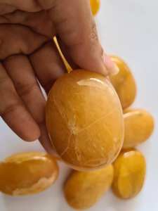 หินอะเวนจูรีนสีเหลืองหินปาล์ม,หินอะเวนจูรีนหินปาล์มคริสตัลสีเหลืองสำหรับเป็นของขวัญโมรา Alfazal - Product Image 3