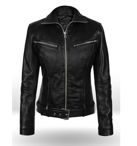 Chaqueta informal de cuero con cremallera para hombre, chaqueta a la moda, en todos los colores - Product Image 1