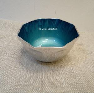 Bol de service en Aluminium Antique, pour hôtel et Restaurant, plat à salade, couleur argent pièce Antique, plateau en métal 1 pièce - Product Image 4