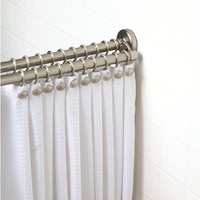 Tringle de support intérieure réglable - Rail de suspension robuste à tension pour l'organisation domestique