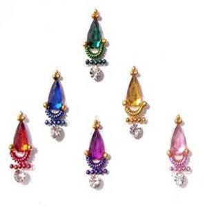 Autocollants Bindi à la mode et magnifiques pour le front, multicolores, assortis, pack de Bindi de mariée, cadeau indien pour femmes - Product Image 4