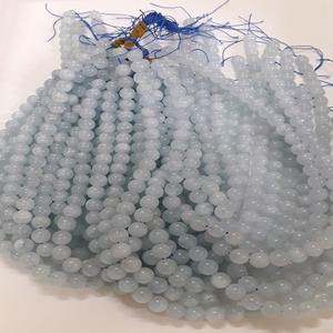 8 mm naturel aigue-marine Agate cristal perle brin pierre précieuse en vrac pierre sculptée pierre semi-précieuse artisanat pour la guérison vente - Product Image 1
