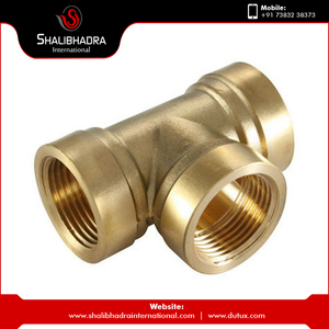 Achat en ligne de Té en laiton femelle PVC et cuivre pour la plomberie-Disponible en tailles 50mm 30mm 14mm et 10mm - Product Image 3