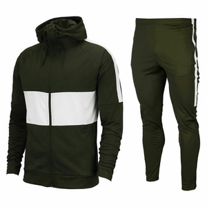 ผู้ชายสีเขียวและสีขาวบล็อกชุดติดตาม - Product Image 2