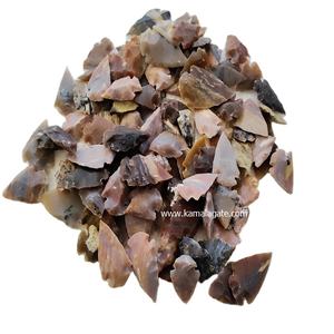 Agate indienne faite à la main 1 pouce pointe de flèche fantaisie petit fer de lance à vendre pointes de flèche en agate pour la chasse - Product Image 4