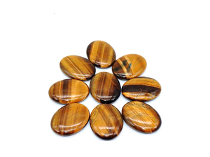 Oeil de tigre doré en gros pierre de palmier cristal de guérison poli pour la confiance abondance amour énergie méditation espace décoration - Product Image 2