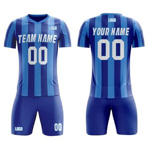 100% Polyester Fabric Cheap Full Sublimation Soccer Uniform Wears Customization Logo Soccer Jersey For Men - Product Image 4