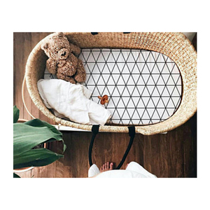 Custom Print Super Soft <b>Baby</b> <b>Bassinet</b> Sheet - Product Image 1