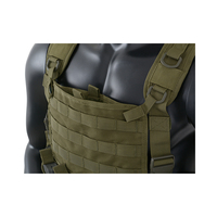 Harnais de poitrine tactique léger Gilet de poitrine tactique Harnais X réglable avec 5.56 pochettes Mag de 9mm