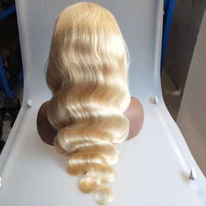 Extensión de cabello humano virgen personalizada, cutícula de Vietnam alineada, Rubio liso, 4x4, cierre de encaje HD - Product Image 6