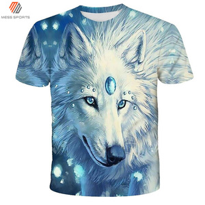 New Wholesale High Quality Cotton Polyester Custom <b>Logo</b> 3D Sublimation Pattern Men Casual T Shirt Fashion Streetwear Top - Product Image 5
