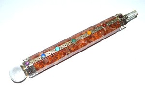 Best Value of Orgone Carnellian Chakra Wands : Orgone Carnellian Chakra Wands for Sale - Product Image 2