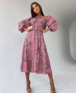 Robe portefeuille courte pour femme, vêtements de plage, imprimé Floral, style Boho, avec volants, manches courtes, Mini, portefeuille, été, collection 2022 - Product Image 4