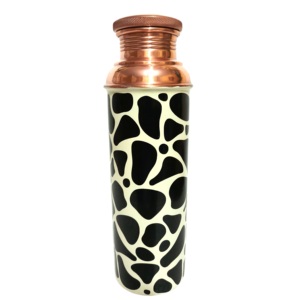 ขวดน้ำดื่มทองแดงบริสุทธิ์พิมพ์ลายขวดน้ำดื่มทองแดงจากผู้ผลิตและซัพพลายเออร์ - Product Image 2