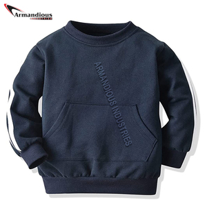 Pull-over simple avec logo personnalisé survêtement pour garçons et filles mode d'hiver ensemble de sweats à capuche pour enfants avec sweats à capuche de jogging vêtements de sport pour enfants - Product Image 5