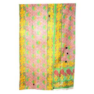 Couette Kantha Vintage indienne faite à la main, couverture en coton imprimé, Gudari, couette Kantha Vintage - Product Image 4