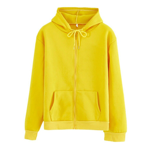 OEM-Sudadera con capucha para mujer, ropa deportiva larga personalizada, con cremallera y bolsillo oculto, de alta calidad - Product Image 5