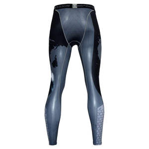 Leggings de Fitness pour hommes, collants 1/6, vente en gros, pantalon de gymnastique, à Compression, vente en gros, 3/4 - Product Image 1