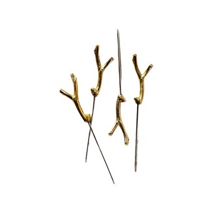 เขากวางทองเหลืองมีด้ามจับสีทองสำหรับเก็บผลไม้ - Product Image 1