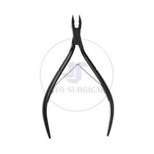 Pince à cuticules durable en acier inoxydable avec poignée ergonomique pour manucure, pédicure et toilettage des ongles certifiée CE ISO - Product Image 6