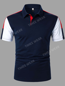 Polo de Dos Tonos con Bloques de Color de Alta Calidad para Hombre - Product Image 2