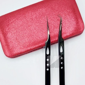 High Quality Custom Red <b>Magnetic</b> Cases with Logo Wholesale for <b>Eyelash</b> Tweezers - Product Image 5