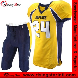 Uniforme de football américain par sublimation professionnel, usine OEM, uniformes de fitness avec impression - Product Image 2