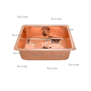 อ่างล้างมือทองแดงแบบทุบพร้อมอ่างล้างจานทรงกลมสำหรับอุปกรณ์ห้องน้ำ - Product Image 6
