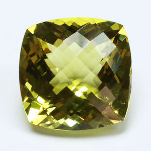 Forma de cojín de cuarzo Limón, tablero de ajedrez 3A de calidad, corte de cuarzo Limón, fabricación de joyas DIY, piedras preciosas sueltas, cuarzo limón amarillo grande - Product Image 1