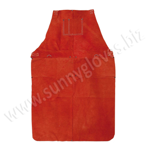 Customized Logo top quality split cowhide leather welding apron - Product Image 3