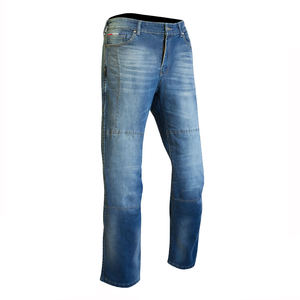 Customized Logo <b>Blue</b> Denim Motorbike <b>Jeans</b> <b>for</b> <b>Women</b> Simple Long-Aramid Straight Solid Prime Protection Biker Ladies Dark - Product Image 3