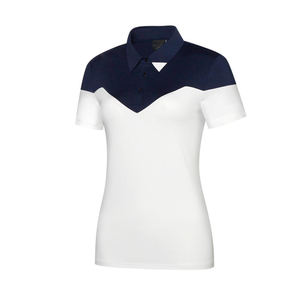 Uniforme personalizado de mujer 2 colores impresión de alta calidad Algodón poliéster spandex unisex Golf polos con logotipo bordado - Product Image 4