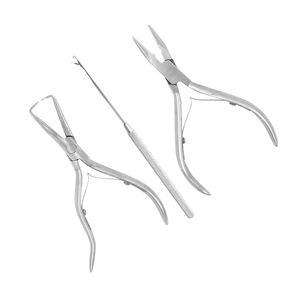 Professional High Quality Stainless Steel <b>Hair</b> <b>Extension</b> Pliers Kit <b>Bead</b> Human <b>Hair</b> <b>Extensions</b> Tools - Product Image 1