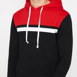 Nouvel ensemble de survêtement de sport pour homme, en coton uni, léger et respirant, avec capuche, pour l'hiver, noir, vente en gros - Product Image 5