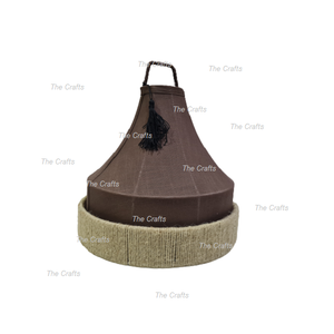 Bandeja para servir de diseño ventajoso en hierro y yute Bandeja para servir alimentos personalizada OEM con cubierta de tela a precios baratos - Product Image 3