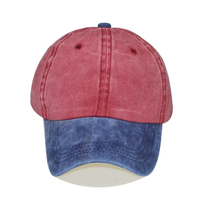 Hot style cowboy washing splicing baseball <b>hat</b> leisure <b>hat</b> <b>summer</b> - Product Image 1