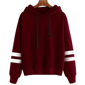 ใหม่ที่กําหนดเองผู้หญิงสีทึบเสื้อแขนยาว Street สวมใส่ Hoodies ผู้หญิง Hoodies และเสื้อสเวตเตอร์ - Product Image 4