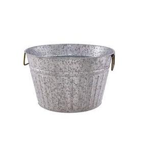 Exportateur de jardinière en métal de fer de conception de seau antique supérieure fournisseur de jardinière en métal fait main de conception personnalisée d'Inde - Product Image 5